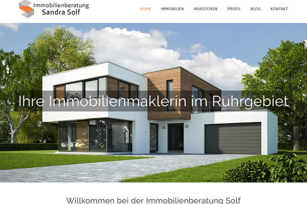 Immobilienberatung Solf Website