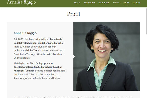 Annalisa Riggio Website