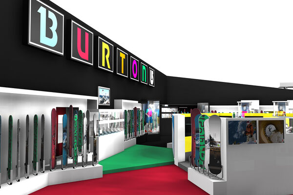 Burton Messestand