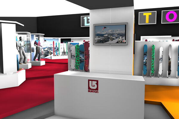 Burton Messestand