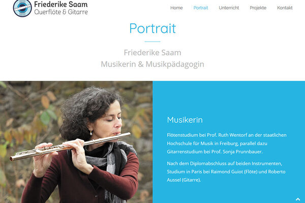 Friederike Saam Website