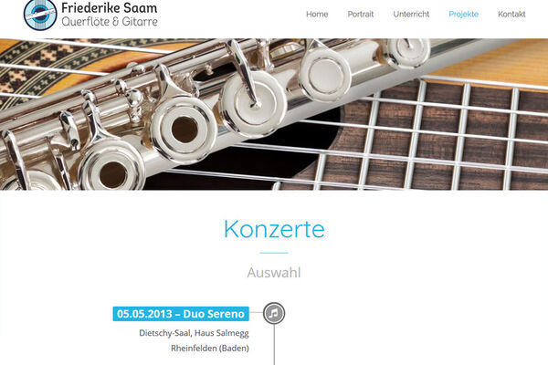 Friederike Saam Website