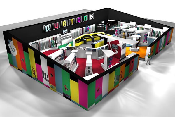 Burton Messestand
