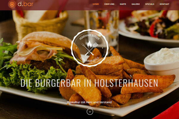 d.bar Website